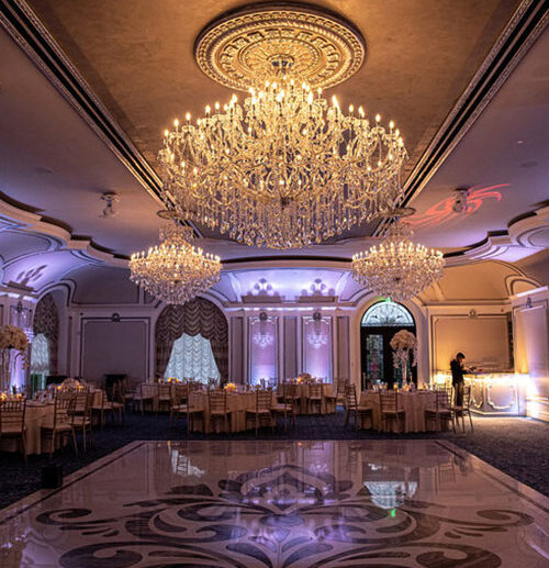 Wedding Night Under Chandeliers